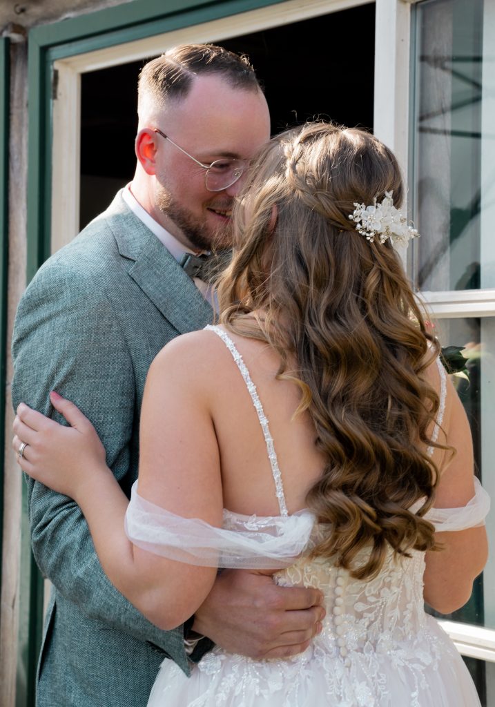 Einfach heiraten in Dänemark Brautstyling