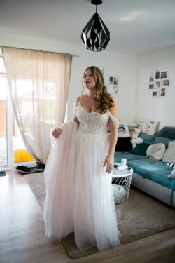 Einfach heiraten in Dänemark Brautstyling
